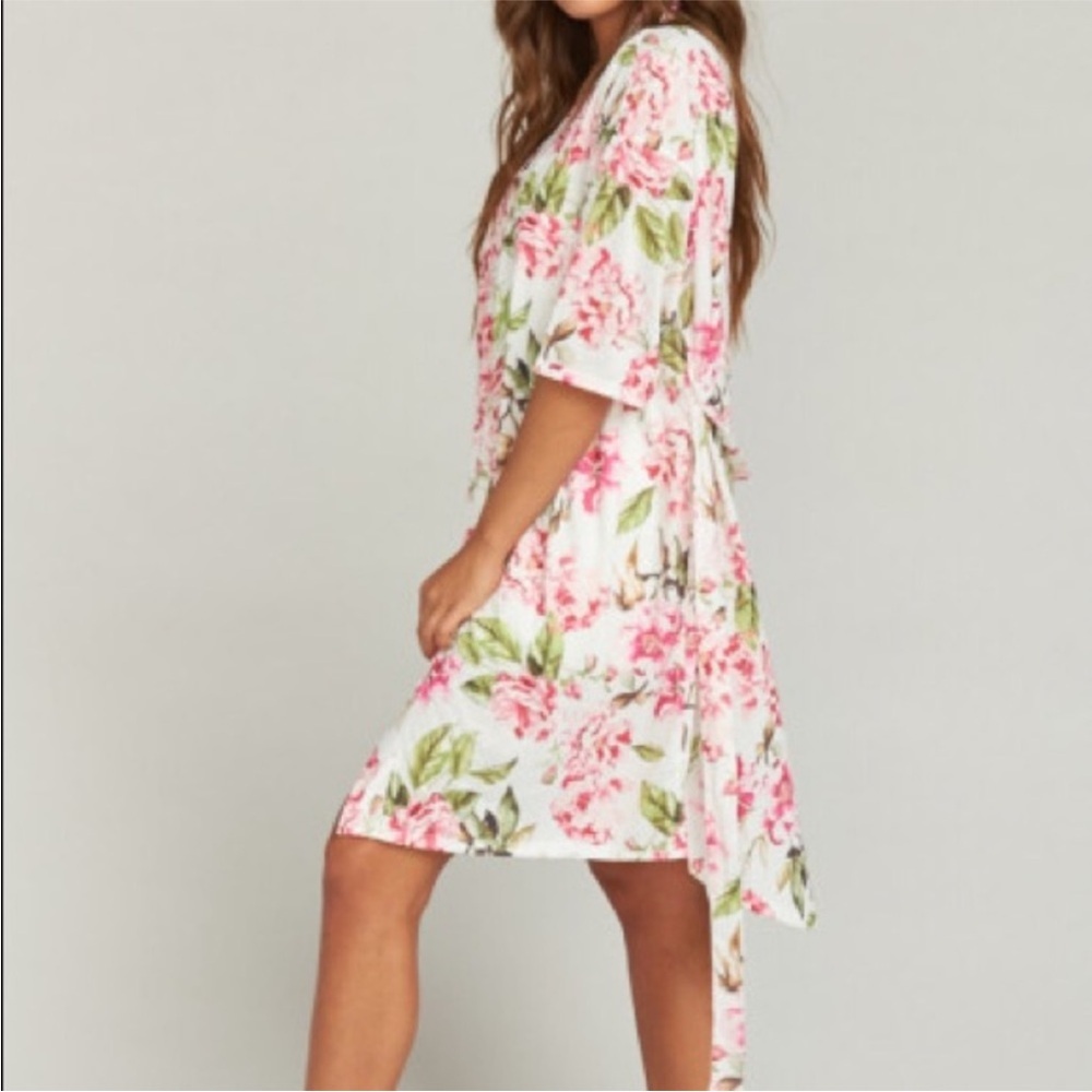 Show Me Your Mumu Floral Belted Kimono Robe Cover Up OS - Picture 3 of 11
